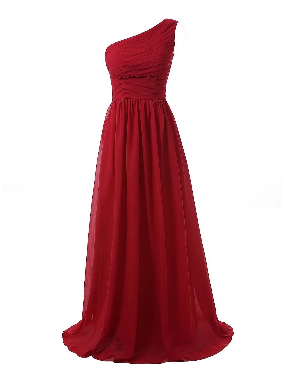 kiss bridesmaid dresses Halter A-line Purple Chiffon Long Bridesmaid Dresses  ClaireBridal
