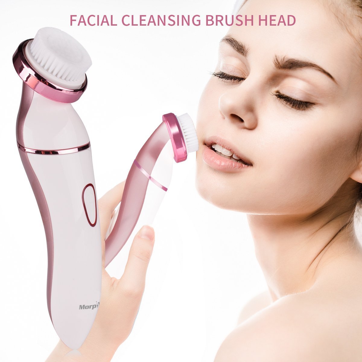 Ladies Electric Epilator, Women Recahrgeable Epilator - Morpilot Hair Remove Shaver (4 in 1)