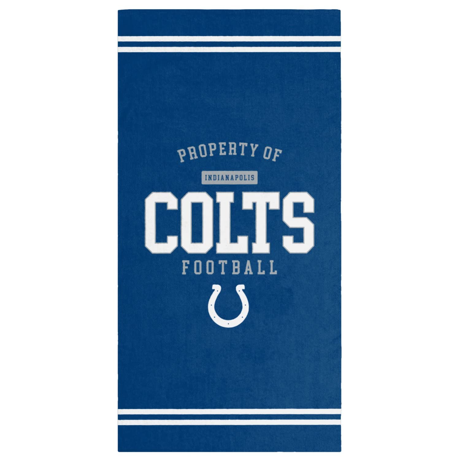FOCO NFL beach towel PROPERTY OF Indianapolis Colts Football