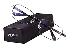 Agstum Titanium Full Rim Durable Glasses Frame