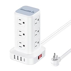 Tower Surge Protector Power Strip with 12 Outlets 4