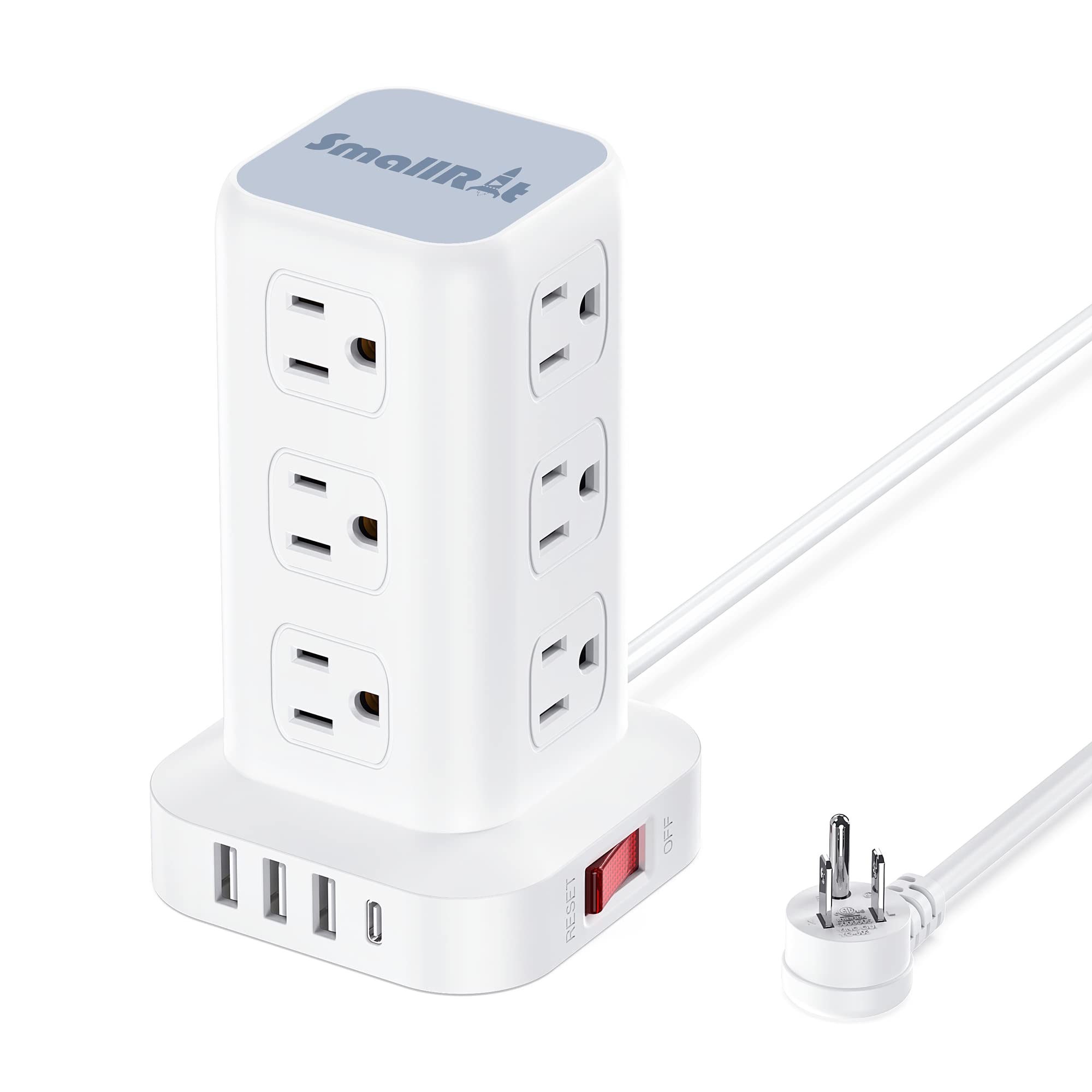 Tower Surge Protector Power Strip with 12 Outlets 4