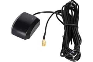 GPS Antenna with SMB Female Connector, SaferCCTV Weatherproof (10ft) External RG174 Cable for 3G Verizon Network Extender SCS
