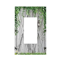Rustic Plant Florets Animals Vintage Dark