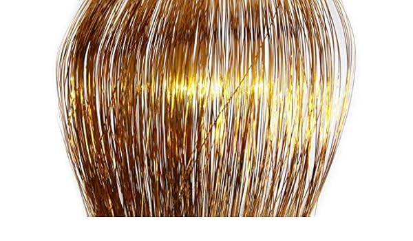 Amazon Com 40 Hair Tinsel 100 Strands Shiny Yellow Gold