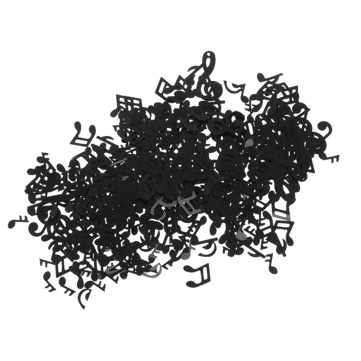 TOYANDONA 1 Pack Black Musical Confetti Plastic Music Note Decoration Table Scatter Confetti for Music Party Wedding Birthday