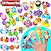 24 Pieces Finger Puppets Filled Easter Eggs - Filled Easter Eggs with Toys- Prefilled Easter Eggs