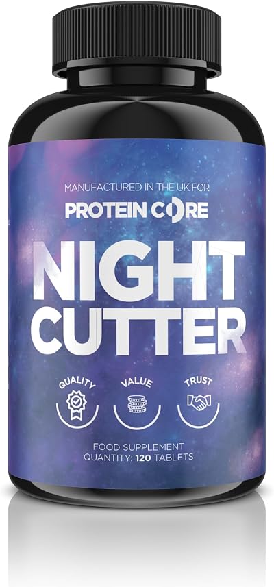 Protein Core Night Cutter Fat Burner Tablets UK Made 2 Months Supply