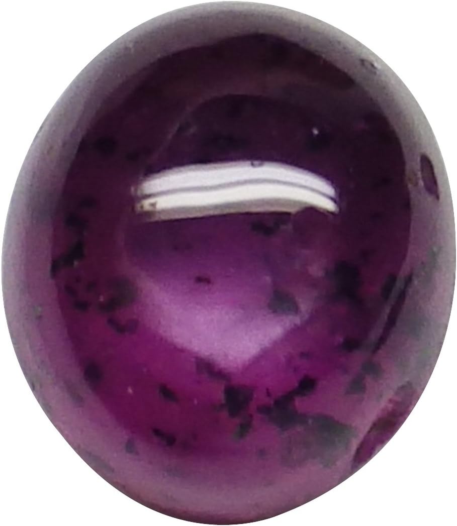thaigeneration1.41 Ct. Unheated Natural Oval Cabochon Orange Red Sapphire Nigeria Loose Gemstone