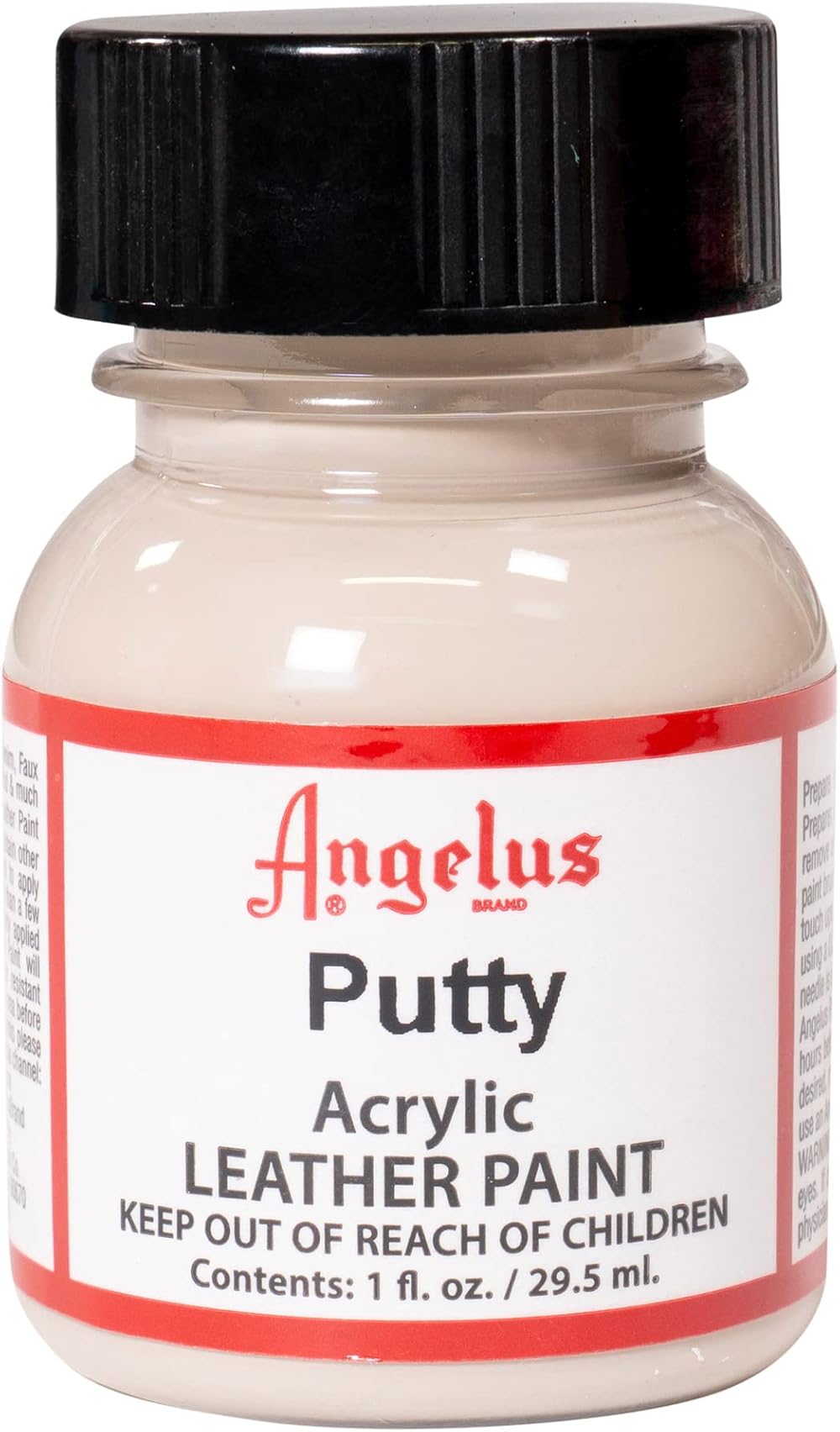 Angelus Leather Paint 1 Oz Putty - Flexible Acrylic Leather Paint