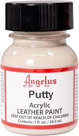 Angelus Leather Paint 1 Oz Putty - Flexible Acrylic Leather Paint