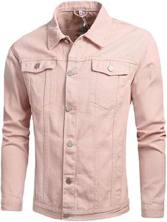 beige mens denim jacket