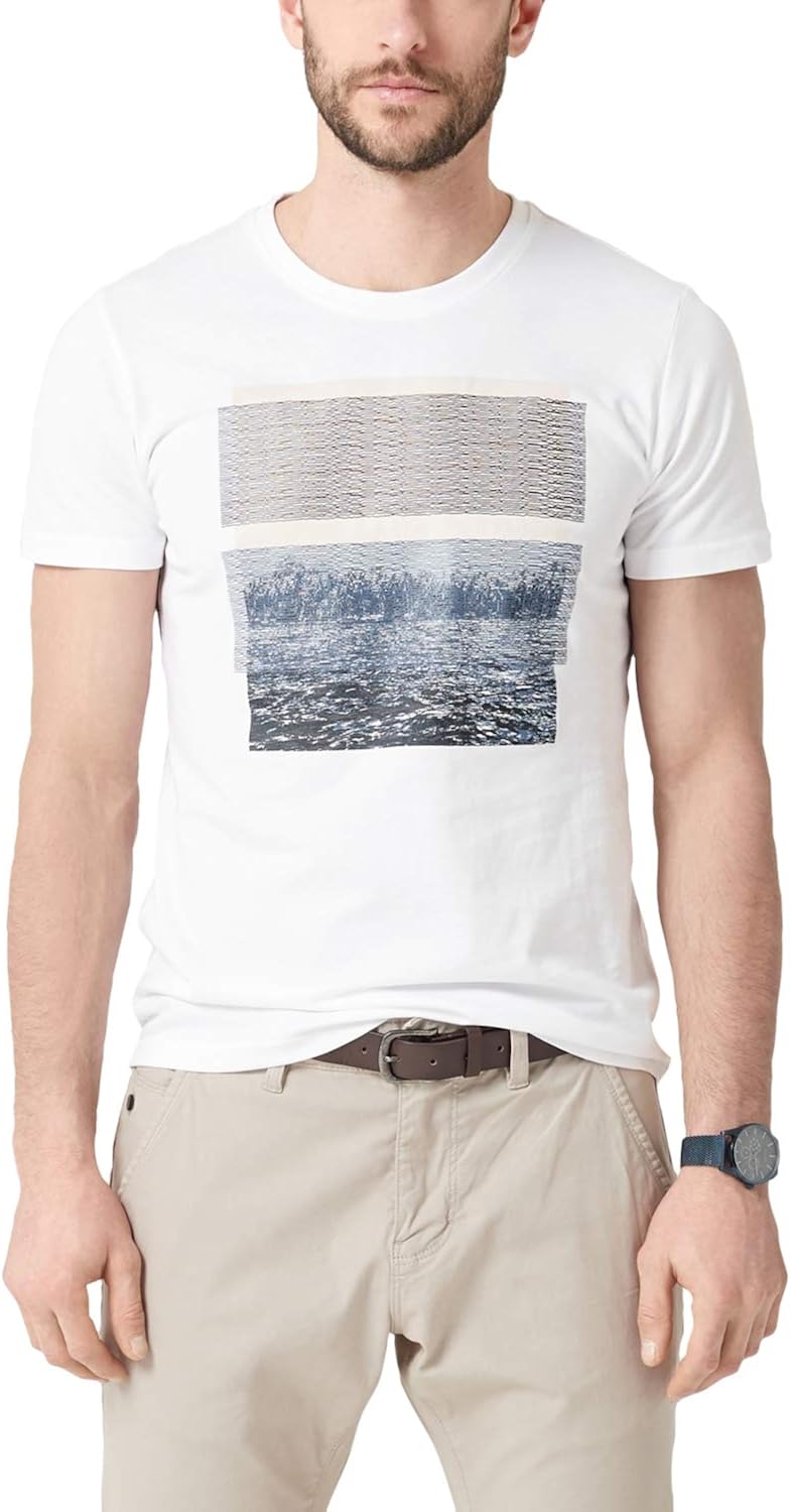 S.Oliver Herren T-Shirt – Meliert, Basic, Für Jeden Tag