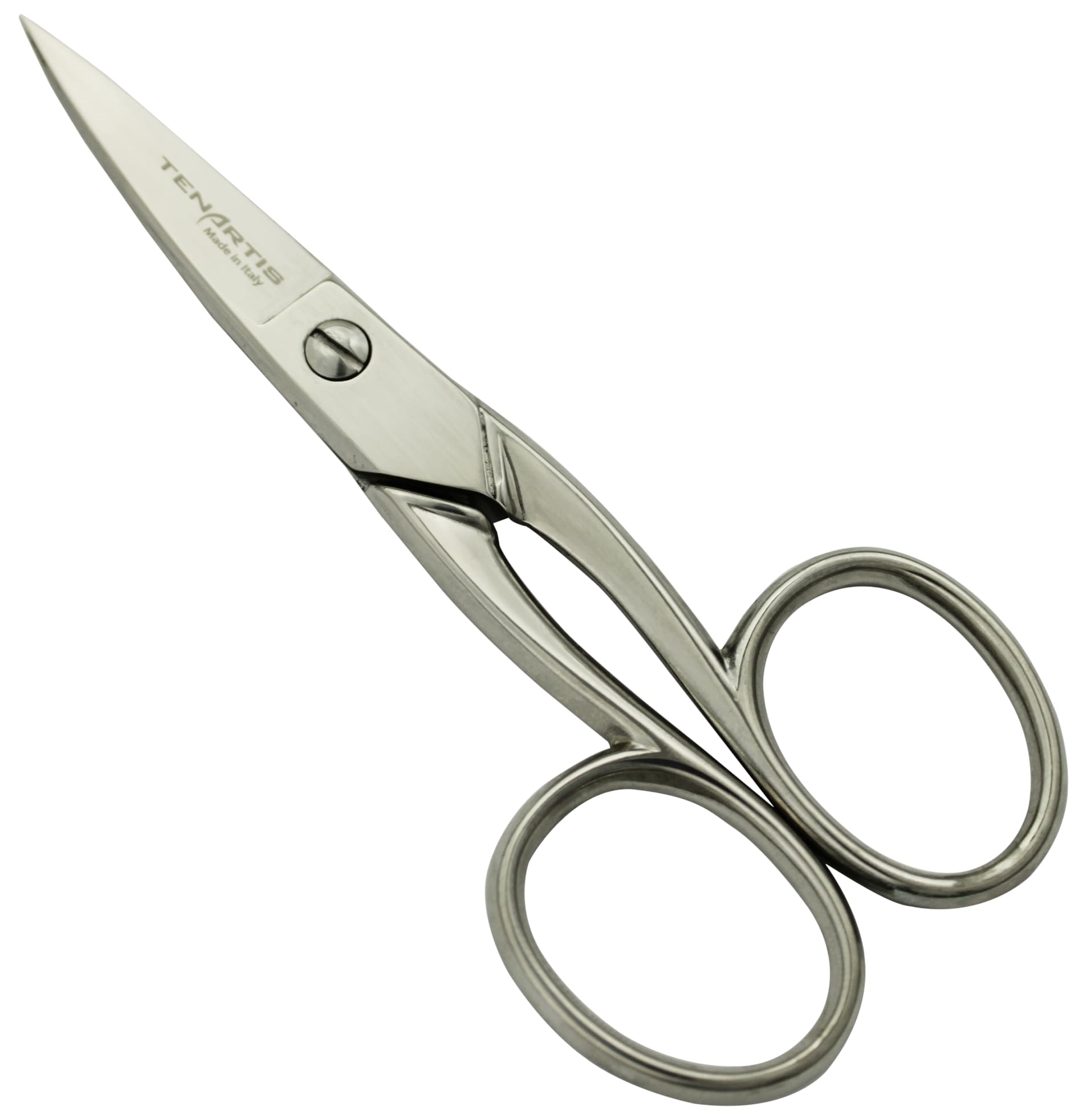 Curved Nail Scissors with PVC Case - Tenartis Made in Italy