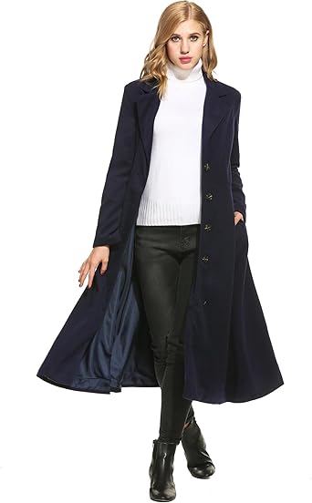 ladies single breasted coat