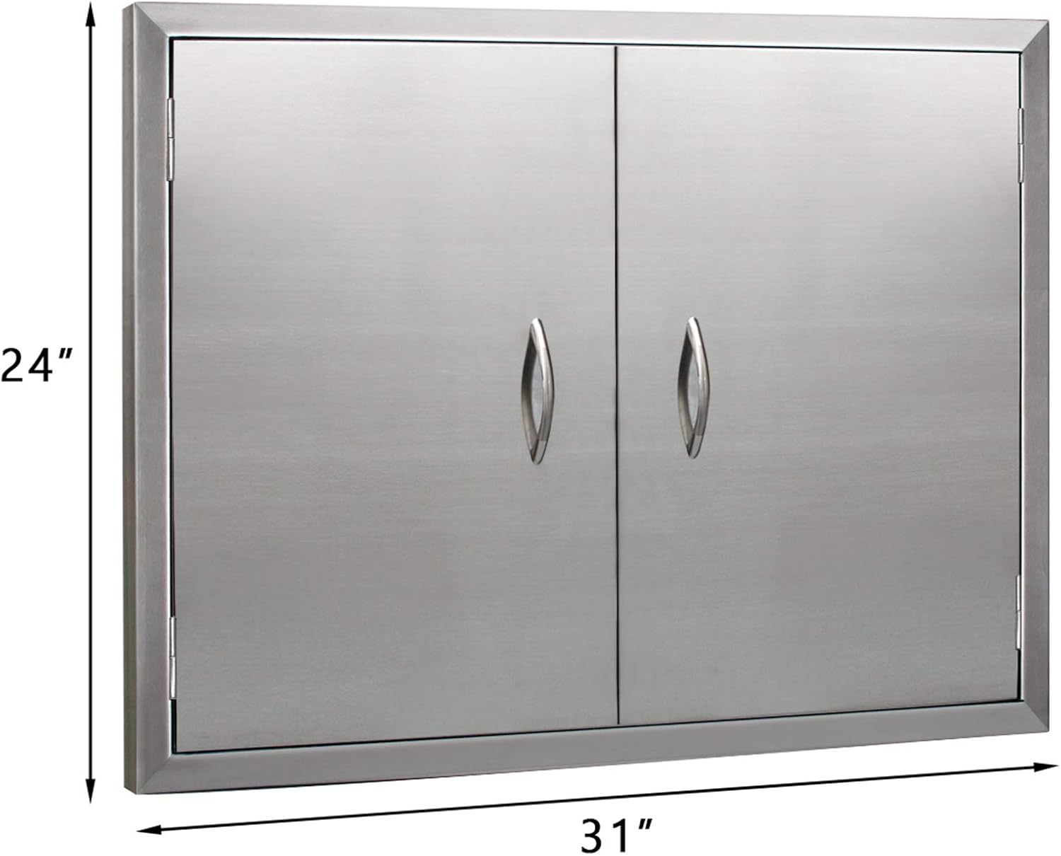 Outdoor Kitchen Storage VBENLEM BBQ Access Door 30 x23 inch Stainless