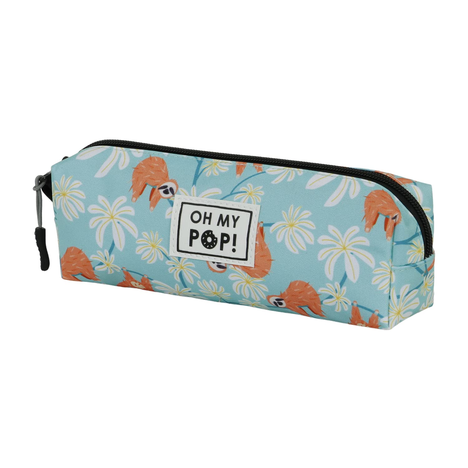 Oh My Pop! Lazy-2.0 FAN Square Pencil Case, Turquoise