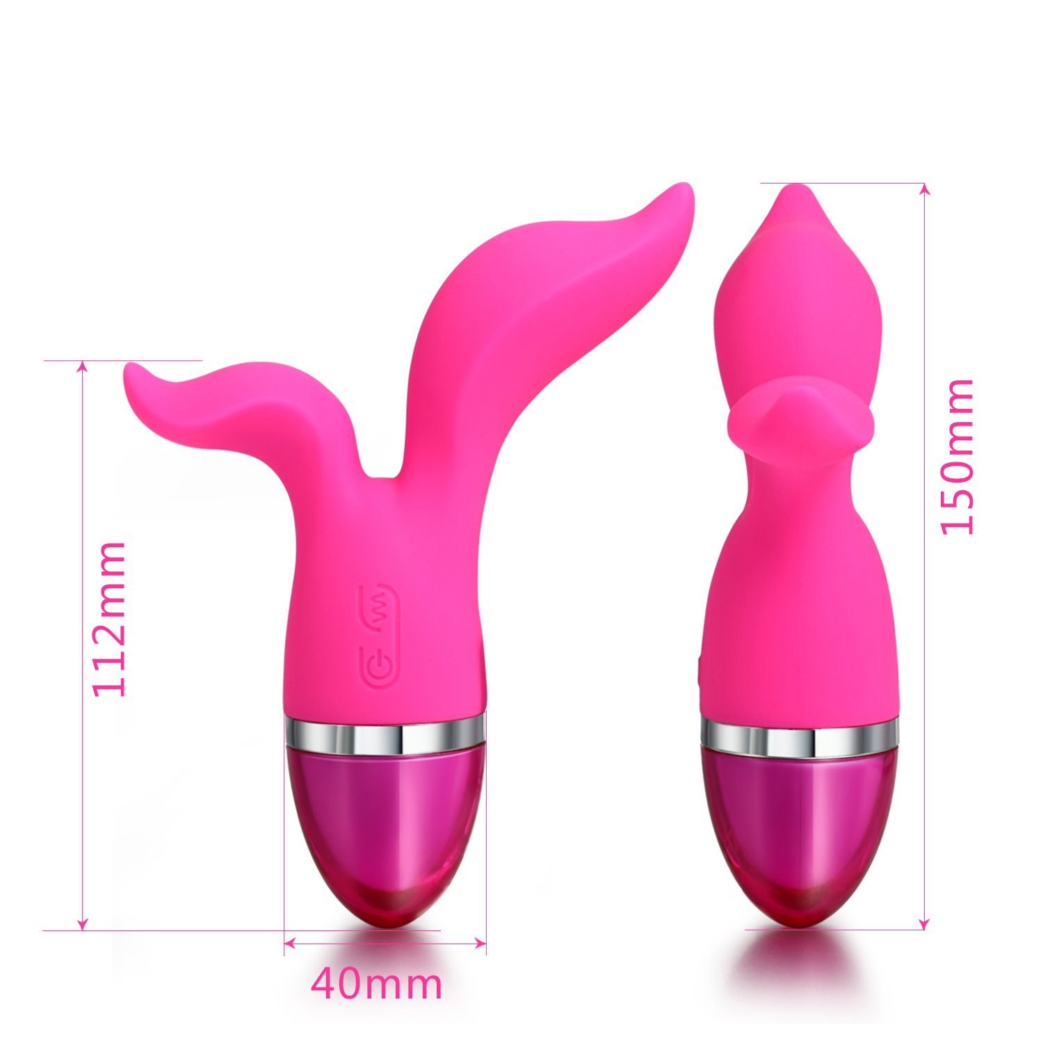 APRIL 14TH Vibrating G-spot Vibrator - Vagina and Clitoris Stimulation Rabbit Massager - Cordless Rechargeable Massager For Women - Waterproof & Silicone - Quiet Yet Powerful - Pink