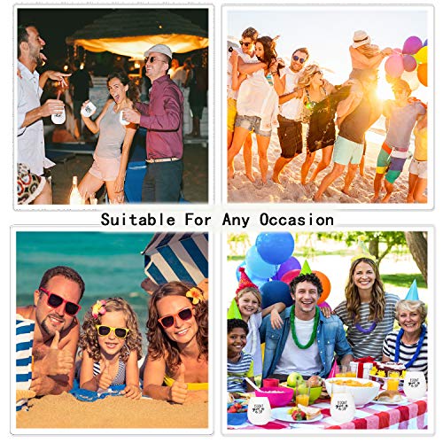 Silicone Wine Glasses,Set of 4 Unbreakable Silicone Rubber Gift Cups - Shatterproof Durable Collapsible Stemless Glass for Wine Beer Cocktails Beverage Party Pool Camping Beach FDA BPA Free -12oz