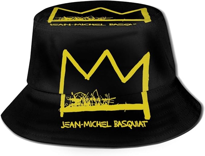 Amazon バケットハット ファッションジャンミシェルバスキアプリントバケットハットサマーリバーシブルパック可能キャップフィッシャーマンキャップメンズレディース キャップ 通販