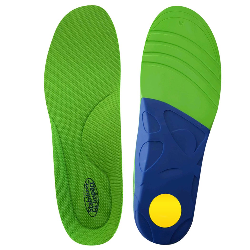 FootMatters Stabilizer Support Orthotic Insoles - Arch Support, Metatarsal and Heel Cradle Help Relieve Plantar Fasciitis & Other Foot Pain with Anti-Fatigue Technology - Medium UK Men 8-10.5 Women 9-11.5