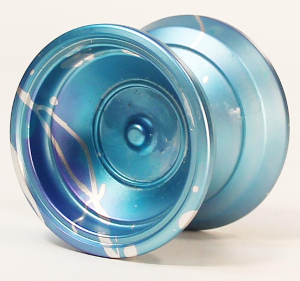 Yoyofficer Hatchet 2 Yo-Yo -Unique Paint Job!- Silver,Blue