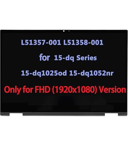 HP Pavilion X360 15-BR000 15-BR077NR 15.6 Lcd Touch Screen W/Bezel - View #5