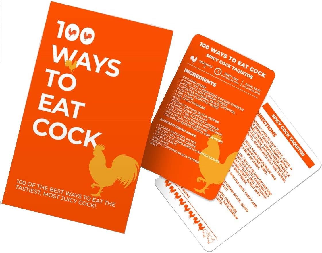 Gift Republic GR490079 100 Ways to Eat Cock