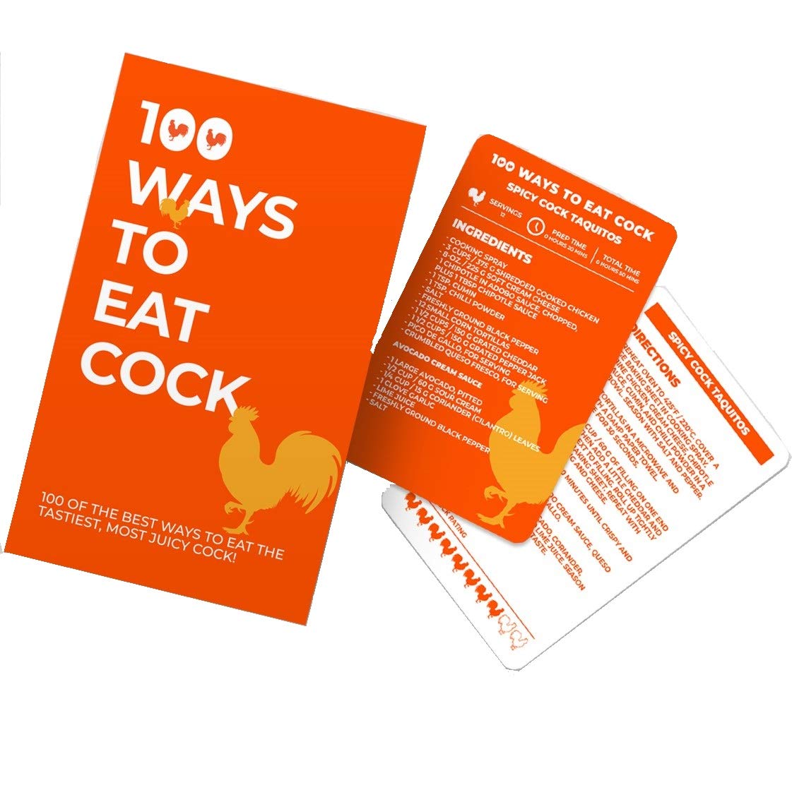 Gift Republic GR490079 100 Ways to Eat Cock