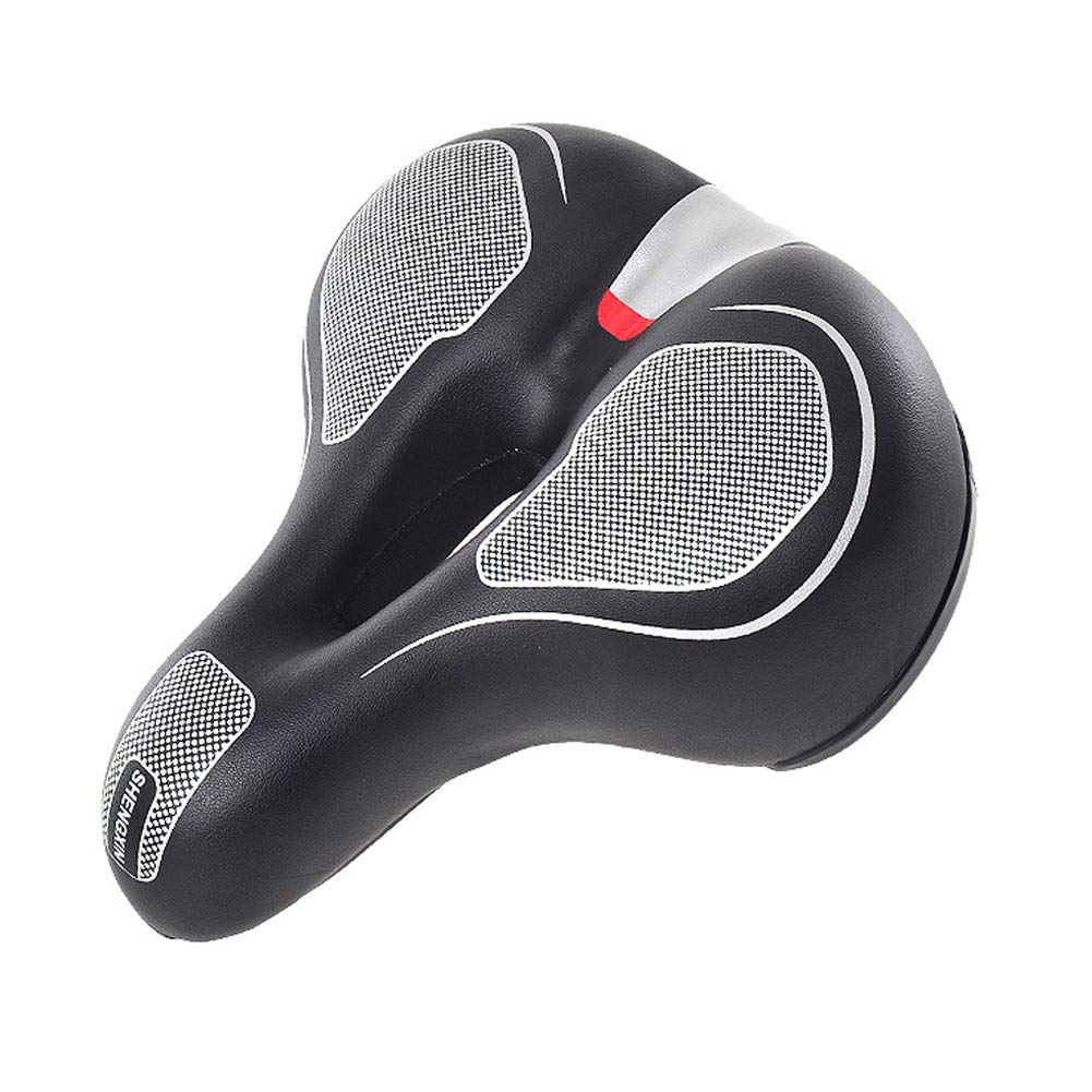 BWBIKE Wide Soft Flexible Bike Seat 
