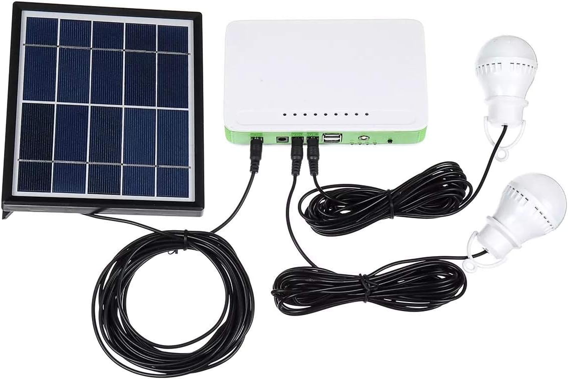SenQing Solar USB LED Bulb Lamp Powered System Generator Panel Power Storage Charger Outdoor Inverters