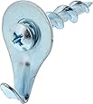 Hillman 122362 Self-Drilling Chrome Wall Dogs with Picture Hanging Hook, up to 50 lbs