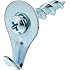 Hillman 122362 Self-Drilling Chrome Wall Dogs with Picture Hanging Hook, up to 50 lbs