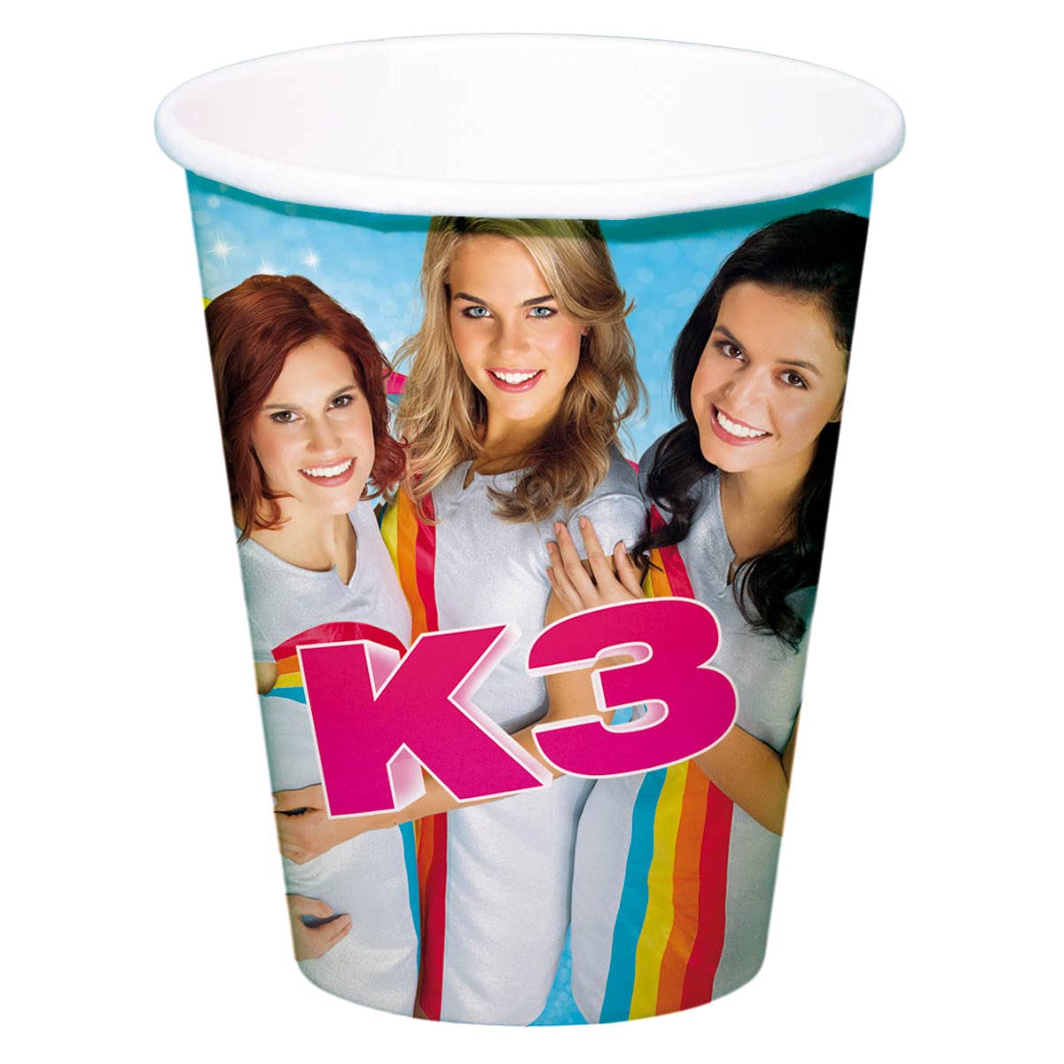 Studio 100 65601 250 ml Multi-Colour 6pc (S) Glass Tumblers –