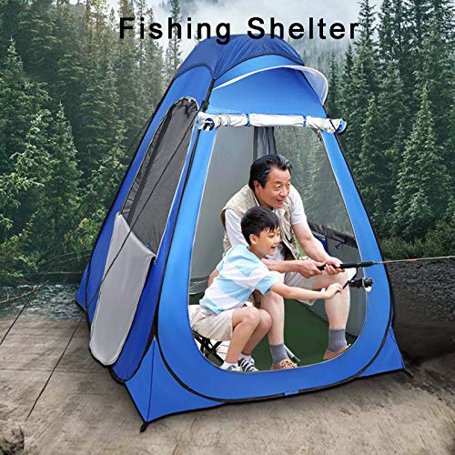 Angelzelt Pop Up Zelt Wasserdicht Uv Schutz Ultraleicht Kleines Packmaß Winddicht Kuppelzelt Leichtes Winterangeln Für… – Bild 3
