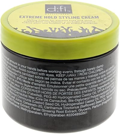 Revlon Professional d:fi Extreme Hold Styling Hair Cream 150g Max Control Shine