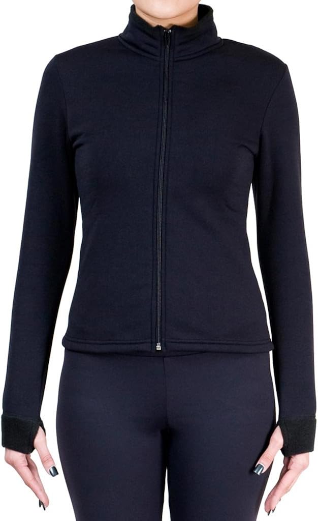 ny2 Sportswear Figure Skating Polar Fleece Fitted Jackets by Polartec J1010: Sports & Outdoors