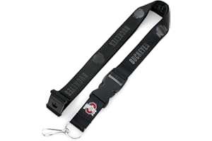 aminco NCAA unisex-adult Ncaa Bob Buckle Logo Lanyard