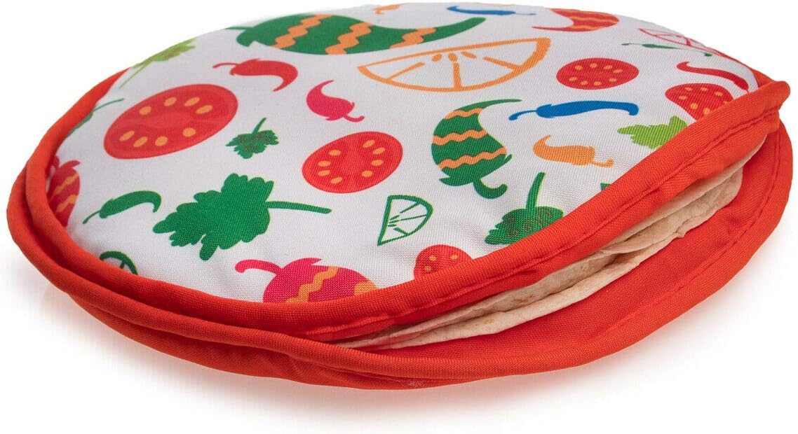 Evriholder Tortilla Warm’r Insulated Microwavable Tortilla Warmer Kitchen Décor