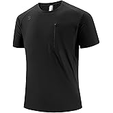 SENBWL Mens Seamless Workout T-Shirts Lightweight Moisture Wicking Running Hiking Camping Tennis Pickleball Shirts for Men