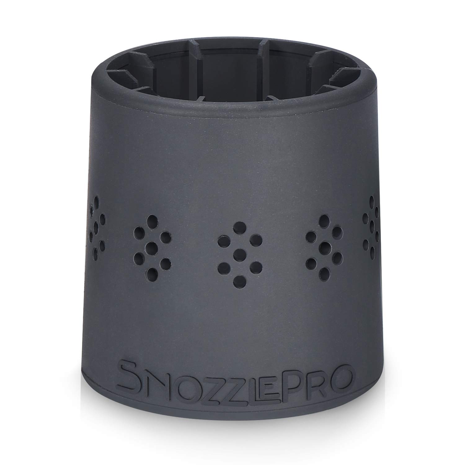 SnozzlePro Universal Hair Dryer Attachment Adapter, Patented Silicone Design Provides a Secure Fit for Concentrator Nozzles and Hair Diffusers - Fits Most Nozzle Diameters 1.5” - 2.25”