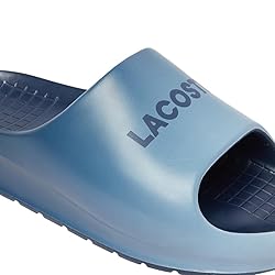 Lacoste Women's Serve Slide, Navy, 7