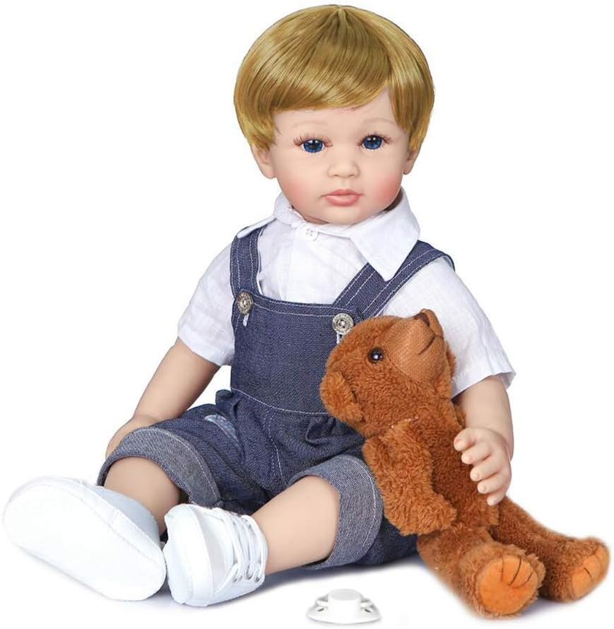 zvcv Reborn Baby Dolls, Lifelike Baby Doll Soft Full