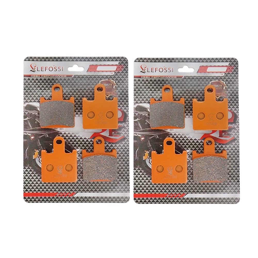 LE LEFOSSI Front Carbon Fiber Brake Pads for Compatible with Kawasaki Concours 14 ZG 1400 GTR ZX 14 Ninja ZZR 1400 2006-2014 2015 2016 2017 2018 FA417FF
