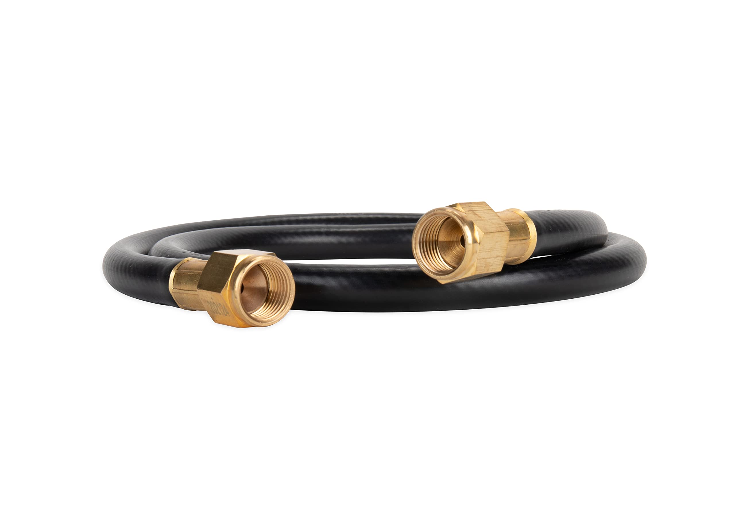 Camco 59913 3' Propane Hose Assembly - 3/8" Female Flare x 3/8" Female Flare, Black