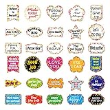 Honch Vinyl Inspirational Words Stickers Pack 30 Pcs Motivational Encouragement Decals for Laptop Ipad Car Luggage Water Bottle Helmet Truck