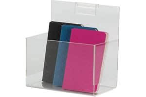SSWBasics Clear Acrylic Single Display Bin - 7"L x 4-1/2"W x 4-1/2"D - For Slatwall or Wire Grid