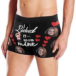Personalized Boxer, Custom Funny Face Underwear