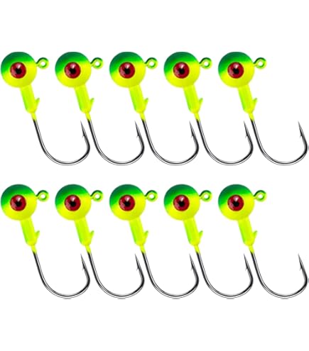 10 Têtes De Jig Pêche En Mer - 3 Oz - Vétérans - Neuves