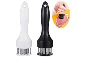 2 Pack Meat Tenderizer Tool with Ultra Sharp Stainless Steel Needle Blades Meat Tenderizer Tool Profession Kitchen Gadgets Ja